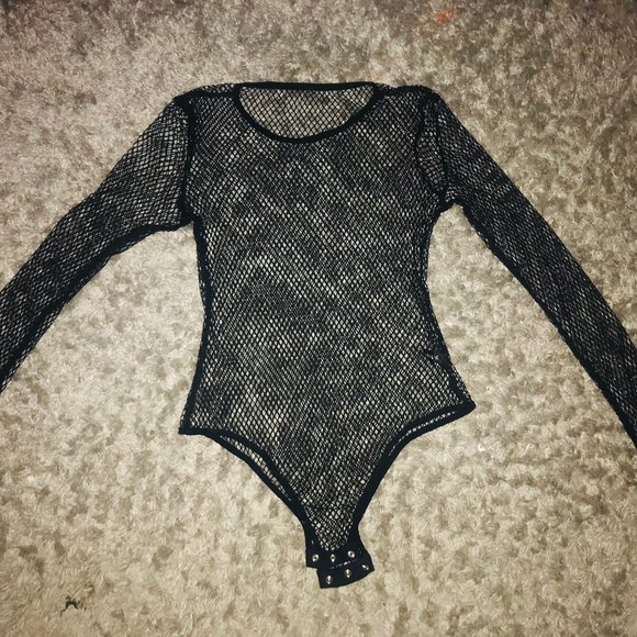 Fish Net E-Girl Tee - Picture 1 of 2